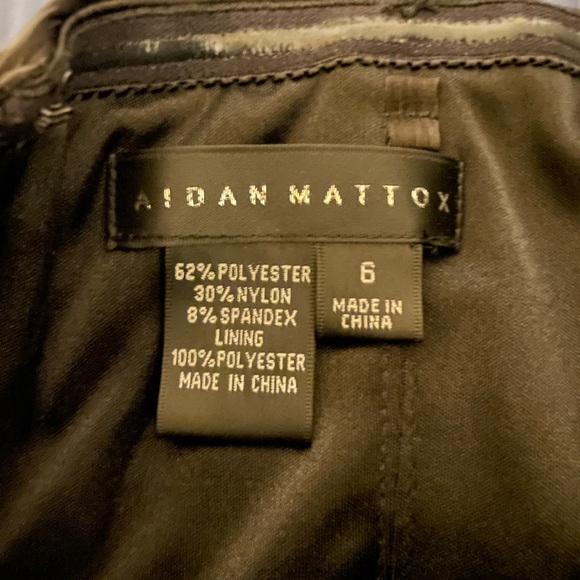 Aidan Mattox Organza Strapless Mini Black Dress Size: 6 NWT - Picture 14 of 16